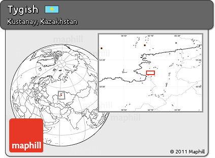 Blank Location Map of Tygish
