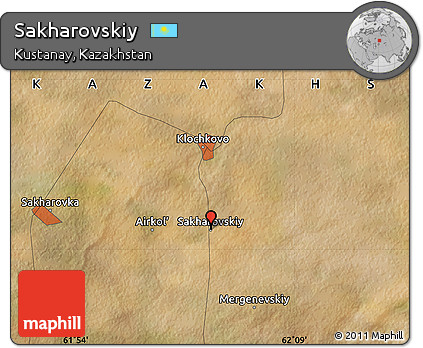 Satellite Map of Sakharovskiy
