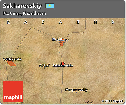 Satellite Map of Sakharovskiy