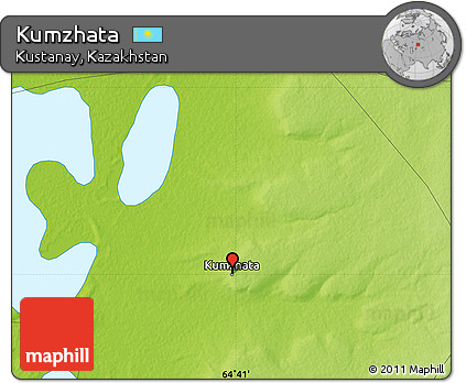 Physical Map of Kumzhata