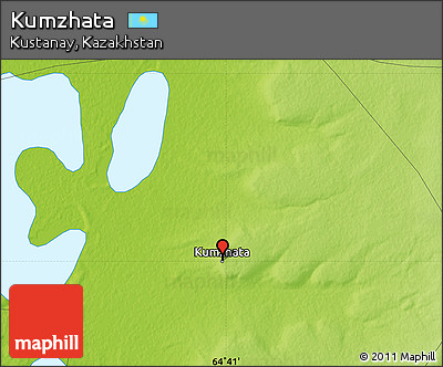 Physical Map of Kumzhata