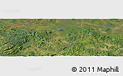 Satellite Panoramic Map of the area around 51° 43' 18" N, 64° 31' 30" W