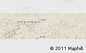 Shaded Relief Panoramic Map of the area around 51° 43' 18" N, 64° 31' 30" W