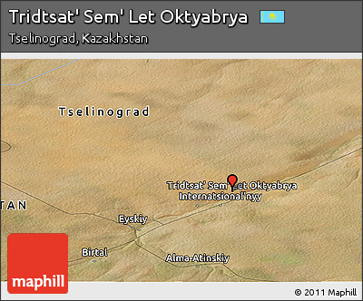 Satellite Panoramic Map of Tridtsat' Sem' Let Oktyabrya