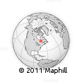 Outline Map of the Area around 51° 43' 18" N, 74° 43' 29" W, rectangular outline