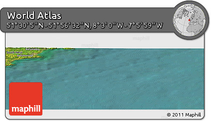 Satellite Panoramic Map of the Area around 51° 43' 18" N, 7° 34' 30" W