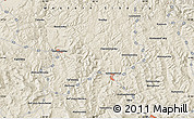 Shaded Relief Map of the area around 51° 43' 18" N, 84° 13' 29" E