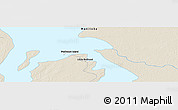 Shaded Relief Panoramic Map of the area around 51° 43' 18" N, 96° 49' 29" W