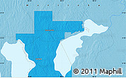 Political Map of the area around 51° 43' 18" N, 98° 31' 30" W