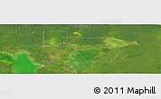 Satellite Panoramic Map of the area around 51° 43' 18" N, 98° 31' 30" W