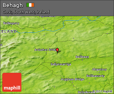 Physical 3D Map of Behagh