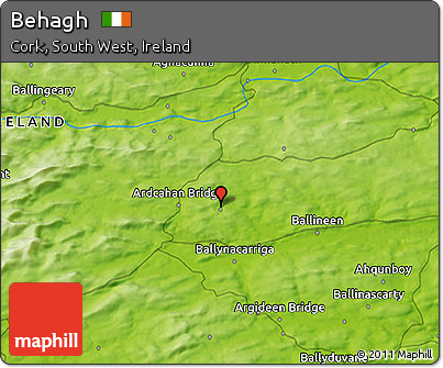 Physical 3D Map of Behagh