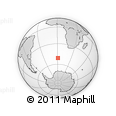 Outline Map of the Area around 51° 3' 43" S, 0° 55' 29" E, rectangular outline