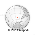 Outline Map of the Area around 51° 3' 43" S, 106° 10' 30" W, rectangular outline