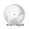Outline Map of the Area around 51° 3' 43" S, 112° 7' 30" W, rectangular outline