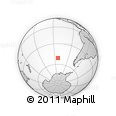 Outline Map of the Area around 51° 3' 43" S, 112° 58' 29" W, rectangular outline