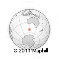 Outline Map of the Area around 51° 3' 43" S, 120° 46' 30" E, rectangular outline
