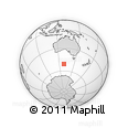Outline Map of the Area around 51° 3' 43" S, 129° 16' 30" E, rectangular outline