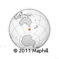 Outline Map of the Area around 51° 3' 43" S, 147° 7' 30" E, rectangular outline