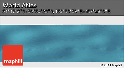 Satellite Panoramic Map of the Area around 51° 3' 43" S, 157° 19' 29" E