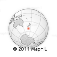 Outline Map of the Area around 51° 3' 43" S, 170° 55' 30" E, rectangular outline