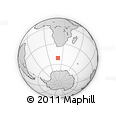 Outline Map of the Area around 51° 3' 43" S, 20° 28' 30" E, rectangular outline