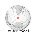 Outline Map of the Area around 51° 3' 43" S, 22° 10' 29" E, rectangular outline