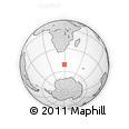 Outline Map of the Area around 51° 3' 43" S, 28° 58' 30" E, rectangular outline