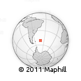 Outline Map of the Area around 51° 3' 43" S, 41° 34' 30" W, rectangular outline