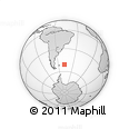 Outline Map of the Area around 51° 3' 43" S, 47° 31' 29" W, rectangular outline