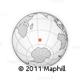 Where is the area around 51° 3' 43" S, 65° 31' 30" E located? Outline Map of the Area around 51° 3' 43" S, 65° 31' 30" E, rectangular outline