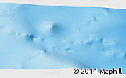 Physical 3D Map of the area around 51° 3' 43" S, 75° 43' 29" E