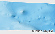 Political 3D Map of the area around 51° 3' 43" S, 75° 43' 29" E