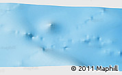 Shaded Relief 3D Map of the area around 51° 3' 43" S, 75° 43' 29" E