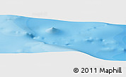 Political Panoramic Map of the area around 51° 3' 43" S, 75° 43' 29" E