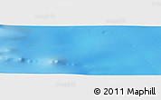 Shaded Relief Panoramic Map of the area around 51° 3' 43" S, 76° 34' 29" E