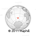 Outline Map of the Area around 51° 3' 43" S, 79° 7' 30" E, rectangular outline