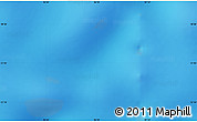 Physical Map of the area around 51° 3' 43" S, 96° 58' 29" E