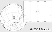 Blank Location Map of the area around 51° 27' 30" S, 112° 7' 30" W