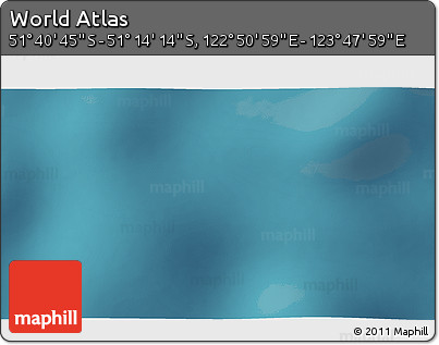 Satellite 3D Map of the Area around 51° 27' 30" S, 123° 19' 29" E