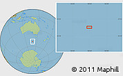 Savanna Style Location Map of the area around 51° 27' 30" S, 138° 37' 30" E