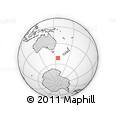 Outline Map of the Area around 51° 27' 30" S, 156° 28' 29" E, rectangular outline