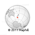 Outline Map of the Area around 51° 27' 30" S, 170° 4' 29" E, rectangular outline