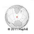 Outline Map of the Area around 51° 27' 30" S, 23° 52' 30" E, rectangular outline
