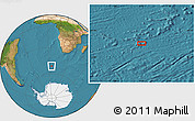 Satellite Location Map of the area around 51° 27' 30" S, 4° 19' 30" E