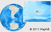 Shaded Relief Location Map of Westpoint Island Settlement
