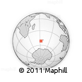 Where is the area around 51° 27' 30" S, 62° 58' 30" E located? Outline Map of the Area around 51° 27' 30" S, 62° 58' 30" E, rectangular outline