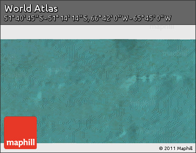 Satellite 3D Map of the Area around 51° 27' 30" S, 66° 13' 29" W