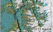 Satellite Map of the area around 51° 27' 30" S, 73° 52' 30" W