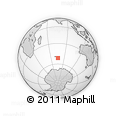 Outline Map of the Area around 51° 27' 30" S, 75° 43' 29" E, rectangular outline